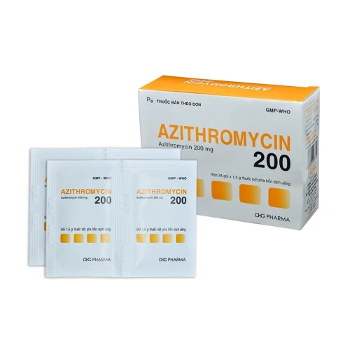 Azithromycin 200mg DHG - Thuốc điều trị các bệnh nhiễm khuẩn