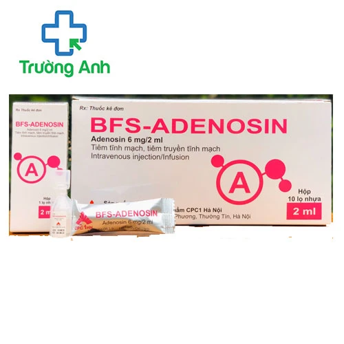 BFS-Adenosin 6mg/2ml CPC1HN - Thuốc chống loạn nhịp tim
