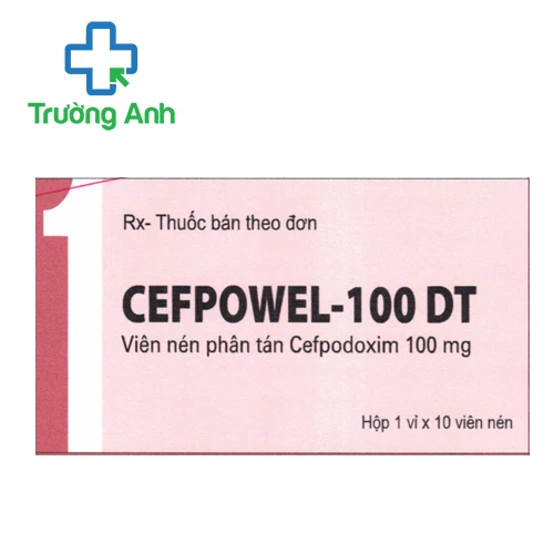 Cefpowel - 100 DT - Thuốc điều trị các bệnh nhiễm khuẩn hiệu quả