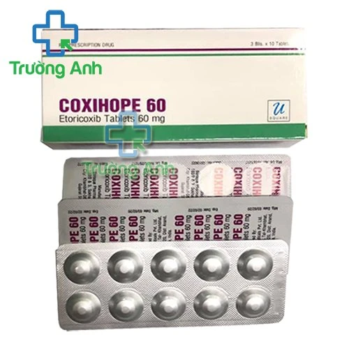 Coxihope 60- Thuốc trị viêm xương khớp, viêm cột sống dính khớp
