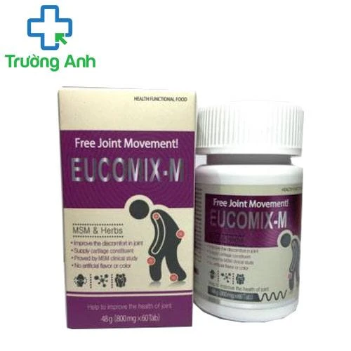 Eucomix-M - Tăng chức năng xương khớp, trị bệnh viêm xương khớp