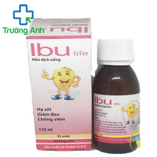 Ibulife 110ml - Thuốc giảm đau, hạ sốt, trị cảm cúm của Dubai UAE