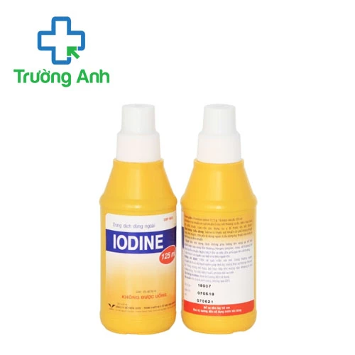 Iodine 125ml Bidiphar - Thuốc tẩy trùng và sát khuẩn hiệu quả
