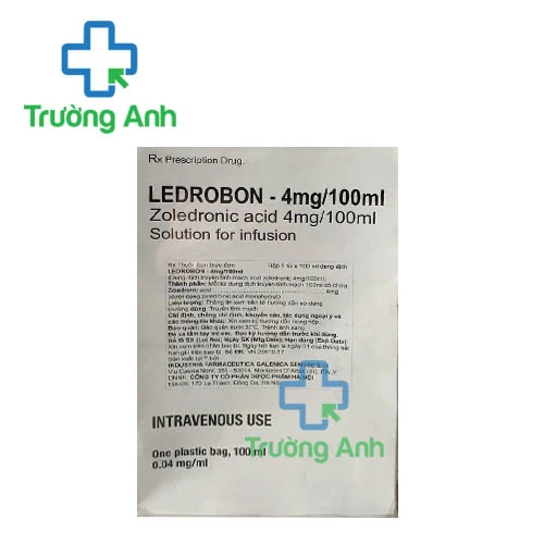 Ledrobon - 4mg/100ml - Thuốc điều trị các tổn thương xương hiệu quả