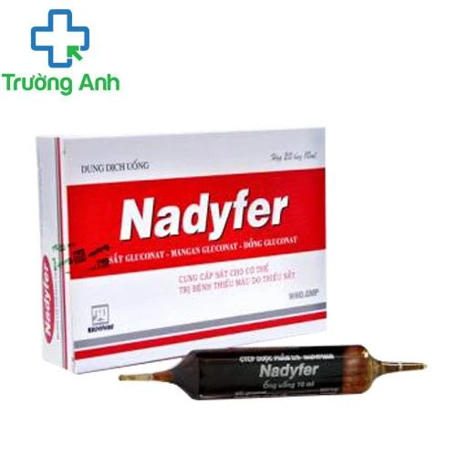 Nadyfer - Giúp điều trị thiếu máu do thiếu sắt hiệu quả