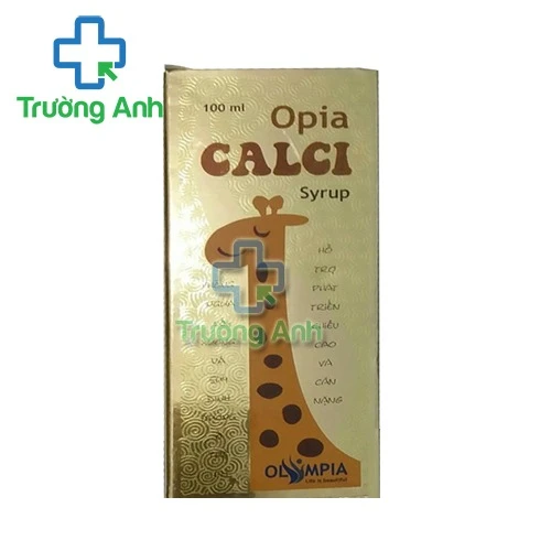 Opia calci syrup - Tăng cường hệ xương và răng phát triển tối đa