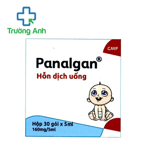 Panalgan 160mg/5ml DCL (gói 5ml) - Thuốc giảm đau hạ sốt hiệu quả