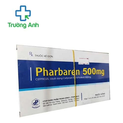 Pharbaren 500mg Pharbaco - Thuốc điều trị bệnh nhiễm khuẩn