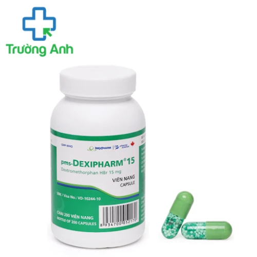 pms-Dexipharm 15 - Thuốc điều trị ho do họng và phế quản
