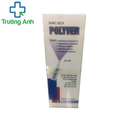 Polyver 20ml - Dung dịch xịt giảm triệu chứng viêm mũi hiệu quả