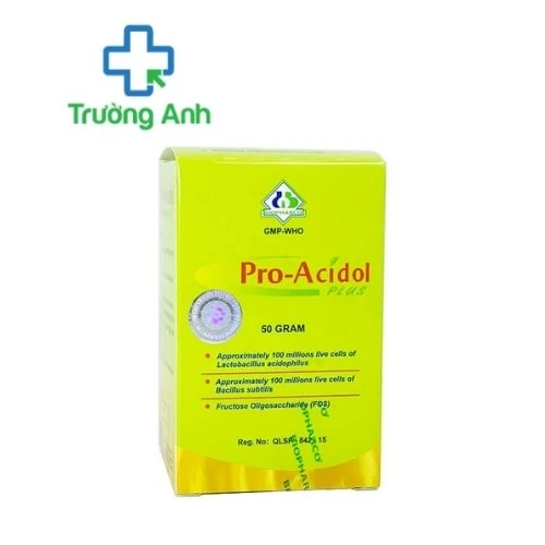 Pro-Acidol Plus (lọ 50g) - Bổ sung lợi khuẩn, cân bằng hệ tiêu hóa