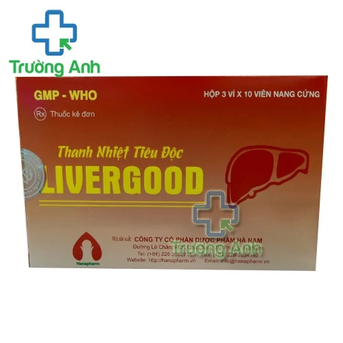 Thanh nhiệt tiêu độc Livergood - Viên uống điều trị suy giảm chức năng gan