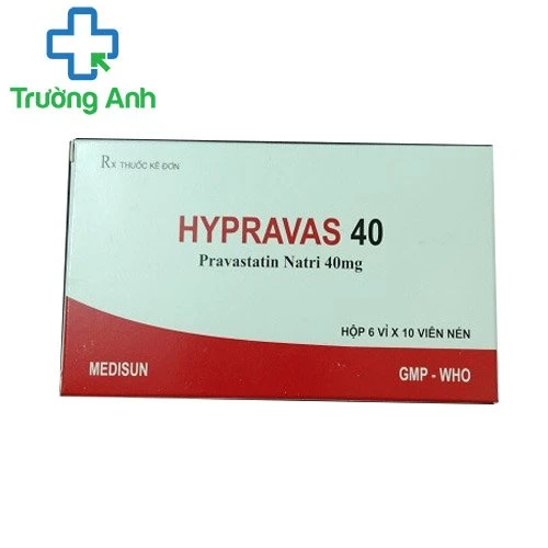 Hypravas 40 - Thuốc điều trị bệnh tim mạch hiệu quả của Medisun