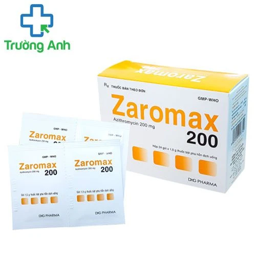 Zaromax 200 - Thuốc điều trị nhiễm khuẩn hiệu quả của Dhgpharma