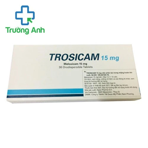 Trosicam 15mg - Thuốc trị bệnh viêm xương khớp của Switzerland