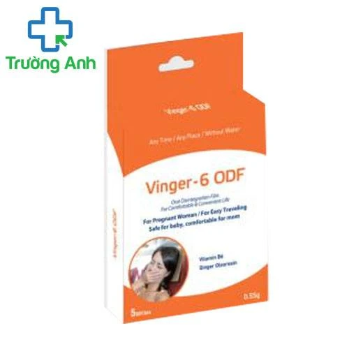 Vinger-6 ODF - Giúp giảm mệt mỏi cho người ốm nghén, say tàu xe