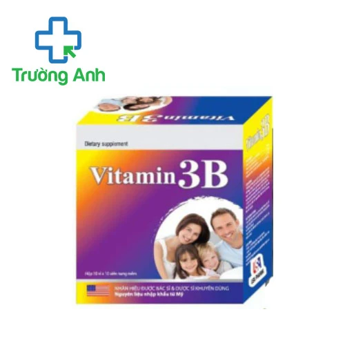 Vitamin 3B USA - Viên uống bổ sung vitamin B hiệu quả