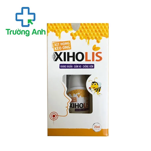 Xịt họng keo ong Xiholis - Tăng chức năng đường hô hấp, giảm ho