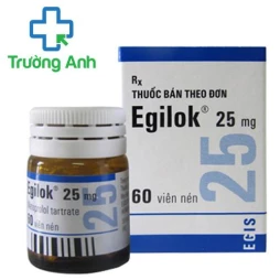 Egilok 50 - Thuốc điều trị tăng huyết áp, đau thắt ngực hiệu quả