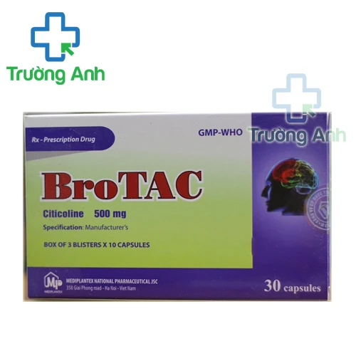 BroTac - Thuốc điều trị bệnh Alzheimer, rối loạn ý thức, parkinson