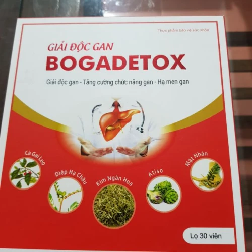 Giải độc gan - Bogadetox - Thực phẩm chức năng giúp bảo vệ gan