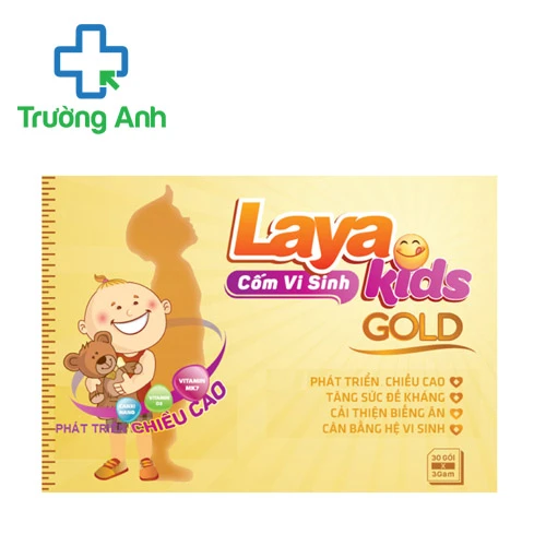 Cốm vi sinh Laya Kids Gold - Giúp phòng và trị rối loạn tiêu hóa
