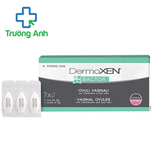 Dermoxen BACTOR - Viên đặt âm đạo điều trị viêm nhiễm hiệu quả