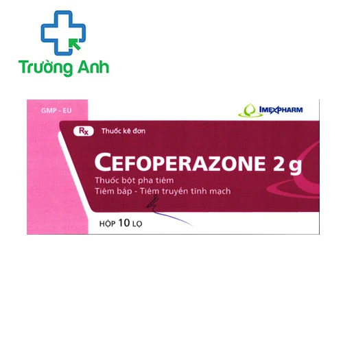 Cefoperazone 2g Imexpharm - Thuốc điều trị nhiễm khuẩn