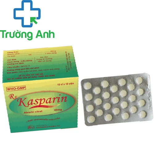 Kasparin 40mg Khapharco - Thuốc giảm đau do co thắt cơ trơn