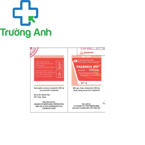 Pharmox IMP 250mg Imexpharm - Thuốc điều trị nhiễm khuẩn