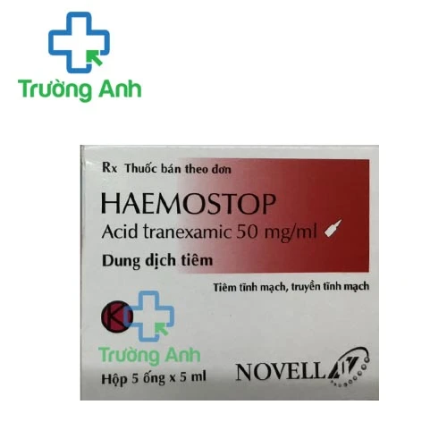 Haemostop 50mg/ml Novell - Thuốc ngăn ngừa và điều trị xuất huyết