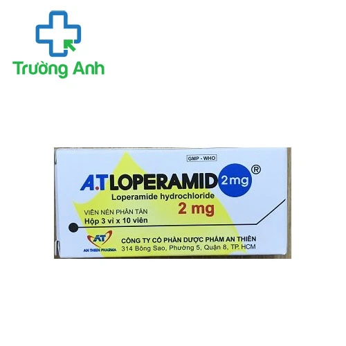 A.T Loperamid 2mg - Điều trị triệu chứng của tiêu chảy cấp