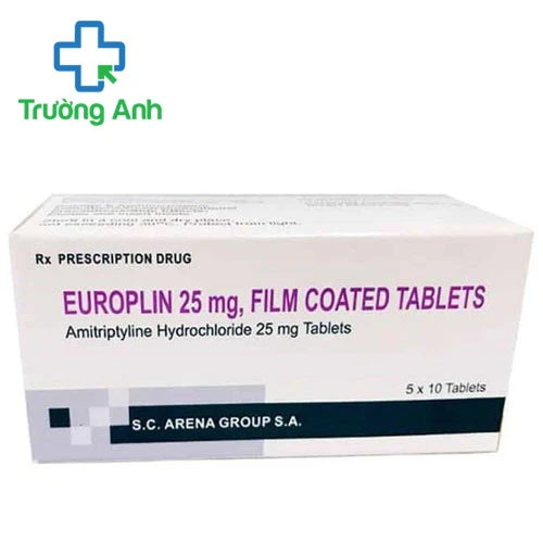 Europlin 25mg, Flim coated tablets - Thuốc trị trầm cảm hiệu quả