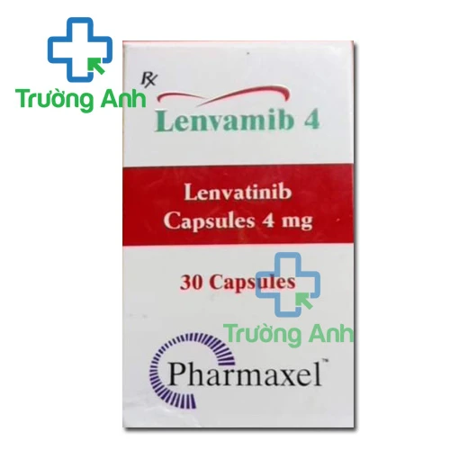 Lenvamib 4 Pharmaxel - Thuốc trị ung thư tuyến giáp, thận, gan