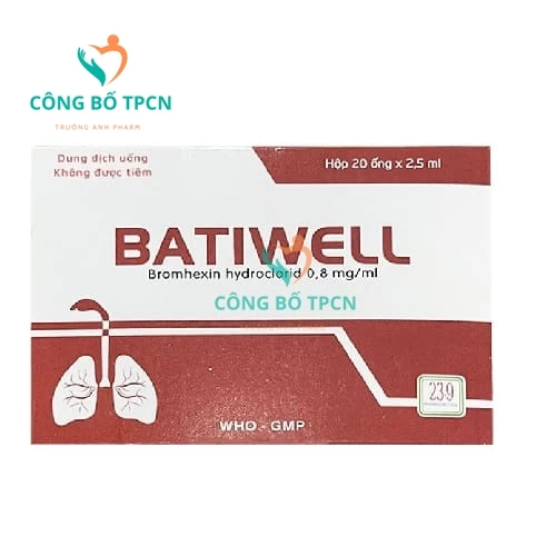 Batiwell 23 Tháng 9 Pharma - Thuốc làm loãng đờm hiệu quả