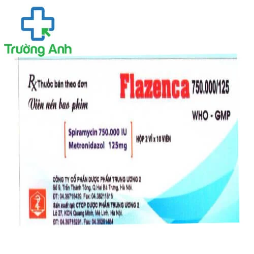 Flazenca 750.000/125 Dopharma (viên) - Thuốc điều trị nhiễm khuẩn