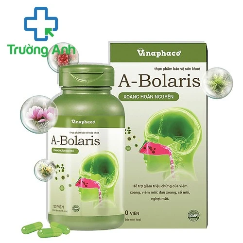 A-Bolaris xoang - Hỗ trợ điều trị viêm mũi, viêm xoang hiệu quả