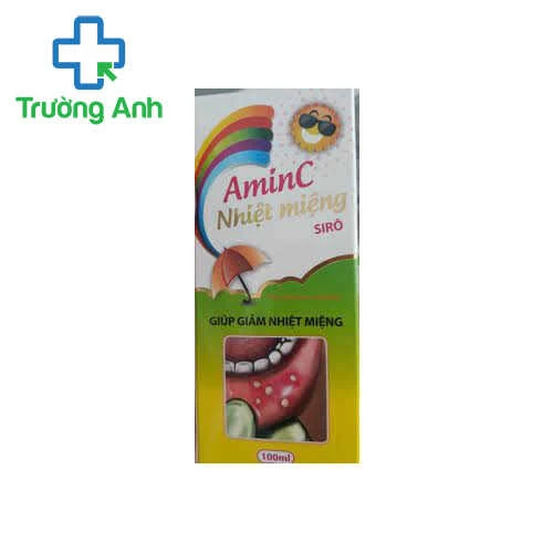 AminC Sirô - Giúp giảm nhiệt miệng lưỡi, mẩm ngứa, nóng trong