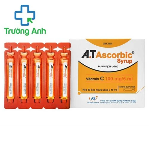 A.T Ascorbic syrup (ống) - Giúp bổ sung vitamin C cho cơ thể của An Thiên
