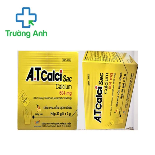 A.T Calci sac - Thuốc phòng và điều trị thiếu canxi hiệu quả