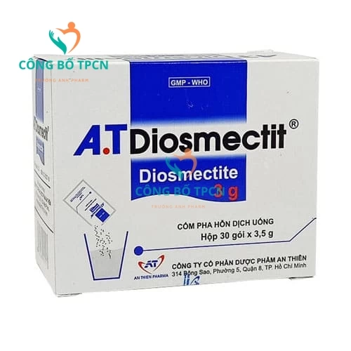 A.T Diosmectit - Thuốc điều trị viêm dạ dày thực quản tá tràng hiệu quả