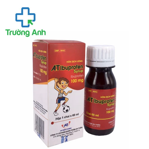 A.T Ibuprofen Syrup (chai 100ml) - Thuốc điều trị đau nhẹ đến vừa hiệu quả