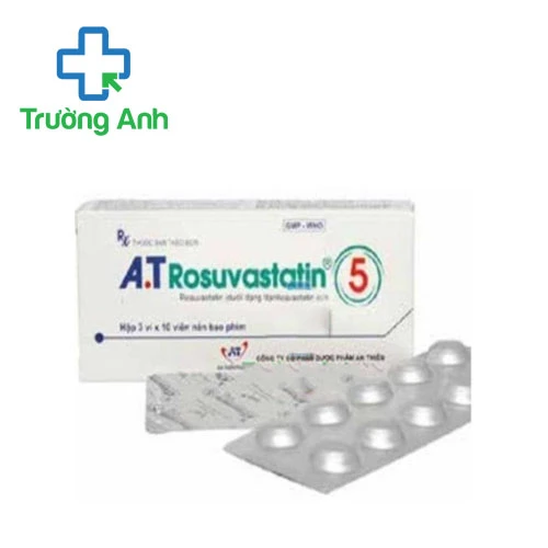 A.T Rosuvastatin 5 - Thuốc điều trị tăng cholesterol máu hiệu quả 
