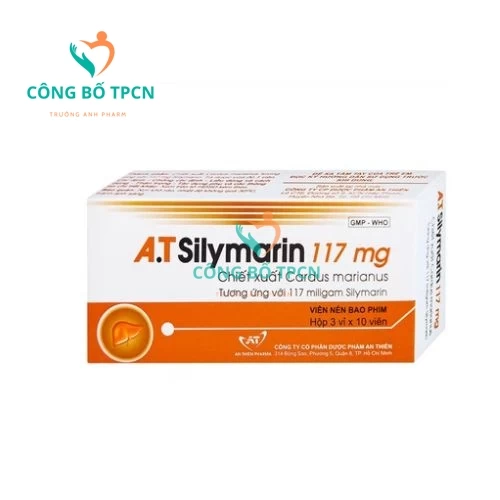 A.T Silymarin 117mg - Hỗ trợ điều trị các bệnh lý về gan hiệu quả