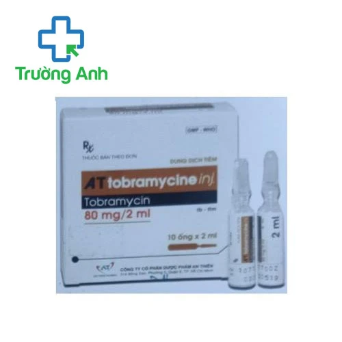 A.T Tobramycine inj - Thuốc điều trị nhiễm khuẩn nặng hiệu quả