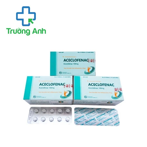 Aceclofenac 100mg Khapharco - Thuốc chống viêm xương khớp hiệu quả