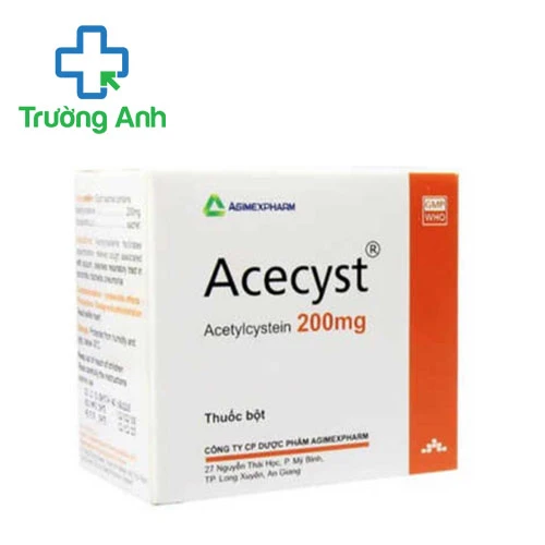 Acecyst 200mg Agimexpharm (gói) - Thuốc long đờm hiệu quả của Agimexpharm