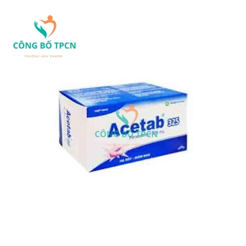 Acetab 325mg Agimexpharm - Thuốc giảm đau hạ sốt hiệu quả