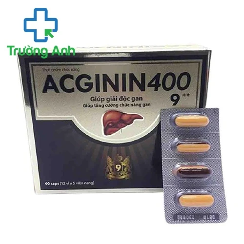 Acginin 400 9++ - Hỗ trợ điều trị rối loạn chức năng gan hiệu quả