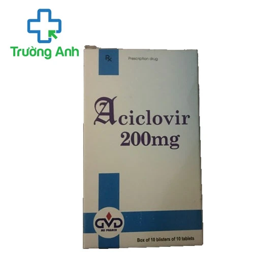 Aciclovir 200mg MD Pharco - Thuốc điều trị zona, thủy đậu hiệu quả